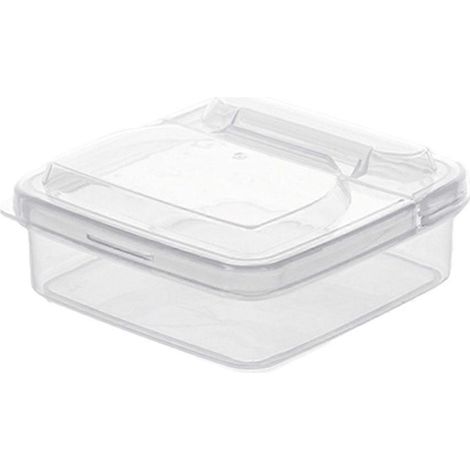 Boîte de rangement transparente multifonctionnelle - Idéale pour le fromage, le beurre, les oignons verts et les fruits, organisateur de réfrigérateur empilable (1/5)