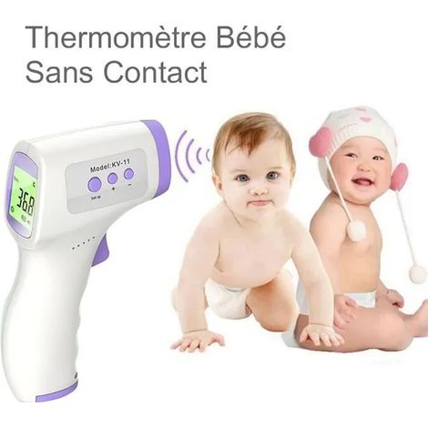 Thermomètre Bébé Thermomètre électronique sans contact Thermomètre Frontal Numérique Thermomètres Médicaux Digital Grande Précision
