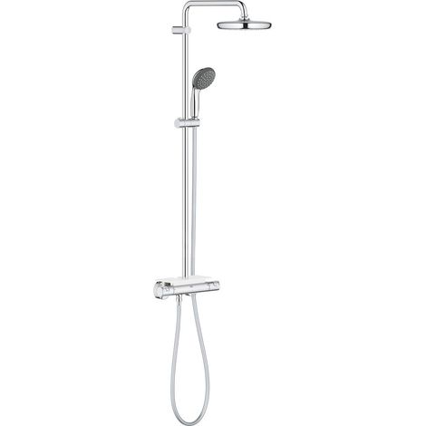 Grohe Vitalio Start - Set de douche 210 avec thermostat, 9,5 l / min, 2 jets, chrome 26814001 (1/5)