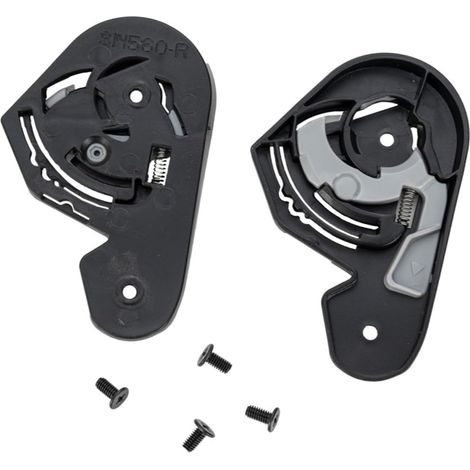 Adaptateur de base inférieur pour casque à couverture complète, stabilisateurs, fixation pour SHAFT 560 Stabilité améliorée, fixation rapide, visière de casque haute vitesse (1/4)