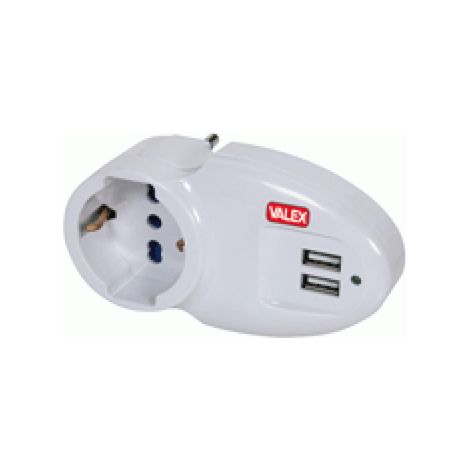 Adaptateur universel avec 2 ports USB 1140039 VALEX