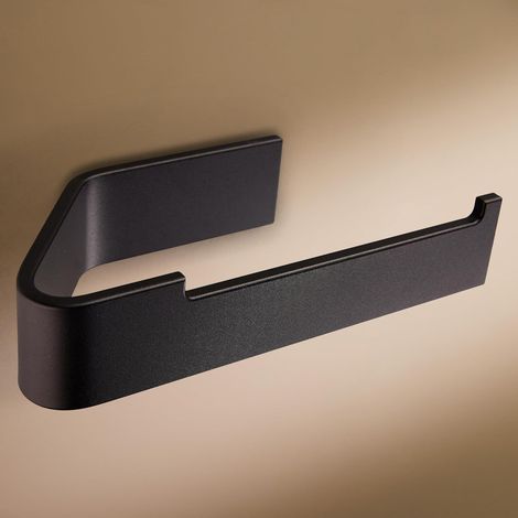 Design Hambourg Porte-Papier Toilette  Noir  adhésif (1/5)