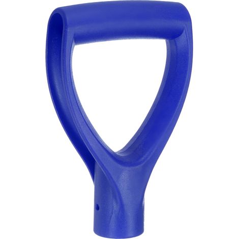 Manche en D pour Pelle Diamètre Intérieur 1-1/4""(32mm) Bleu (1/5)