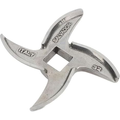 Hachoir à viande en acier inoxydable, lame de taille 32, longue durée de vie, coupe rapide et précise, grande polyvalence pour hacher la viande (1/5)
