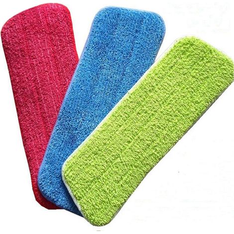 Funda de limpieza de repuesto, 3 piezas de repuesto de microfibra para mopa pulverizadora/limpiadora a vapor, juego de 3 fundas de limpieza de repuesto para mopa/plato (42x14cm)