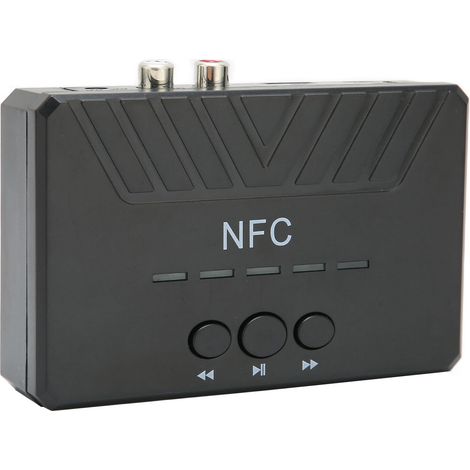 NFC-Bluetooth-Empfänger, Bluetooth 5.0 Wireless-Audio-Adapter mit RCA-Schnittstelle für NFC-Geräte (1/5)