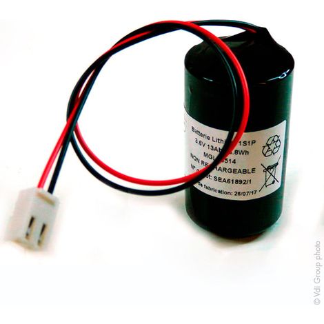 NX - Batterie lithium 1x LSH20 D 1S1P 3.6V 13Ah JST