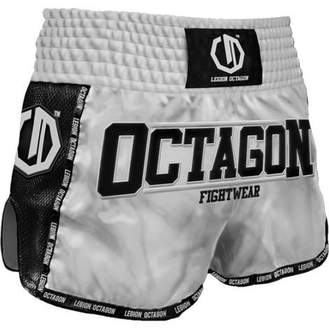 Octagon Muay Thai Legion Future Premium Shorts Silber XL