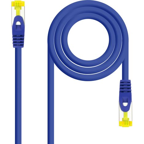 RJ45 Kat6a S/FTP CU LSZH 0,5m BLAU RJ45 Kat6a S/FTP Patchcord