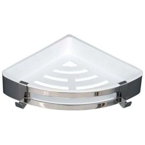 VURAHOME - Triangle,2 Pièces Etagère De Douche D'Angle, Serviteur De Douche Sans Percage, , XU,Antirouille Destiné à Panier Rangement Douche Accessoire Salle De Bain Porte Savon Shampooing - (1/3)