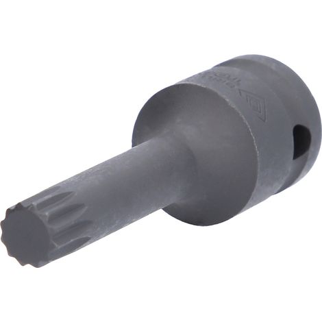 BRILLIANT TOOLS 1/2" Kraft-Bit-Stecknuss XZN M12 - BT022616 (1/5)