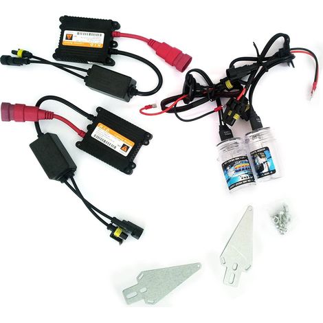 TRADE SHOP - Kit Luci Xenon Centraline Ballast Slim Fari Xeno H1 6000k 45w Auto Moto - (1/3)