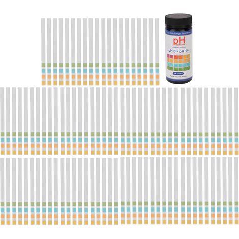 100 Bandelettes de Test PH - Résultats Rapides et Précis pour Salive, Urine et Liquides - Faciles à Utiliser (1/5)