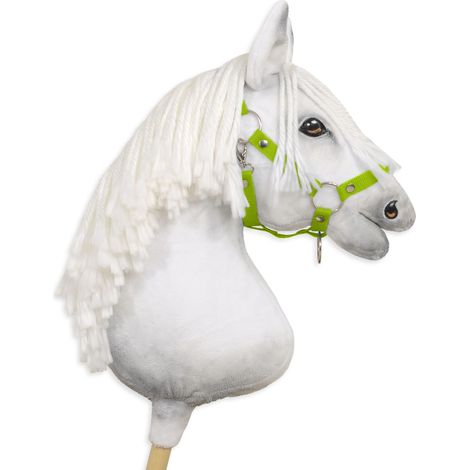Cavezza regolabile per cavalli Hobby Horse A3 - Lime (1/2)
