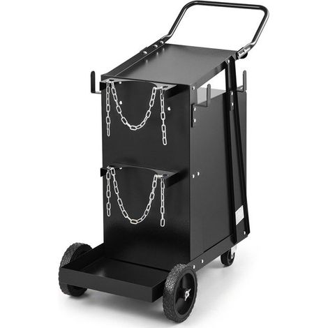 Chariot de soudage verrouillable - 2 tiroirs - Charge statique 158 kg - Charge dynamique 145 kg (1/5)