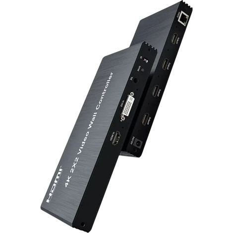 Rullz Qkens HDMI DVI 2x2 Processador de vídeo wall