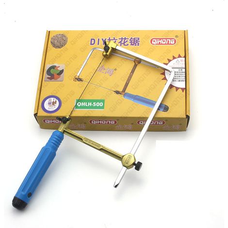 Mini-scie à fil, scie à découper pour menuiserie, scie à fil manuelle, scie à courbes, scie en U, scie manuelle, petite scie (1/4)