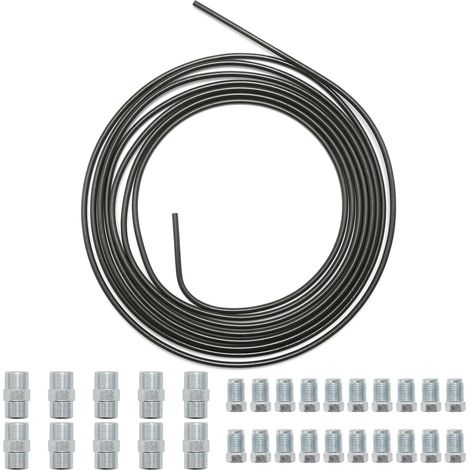 Câble de frein de 5 m de diamètre 4,75 mm, 20 vis et 10 connecteurs, kit de câbles de frein 3/16" pour machine à évaser (1/5)
