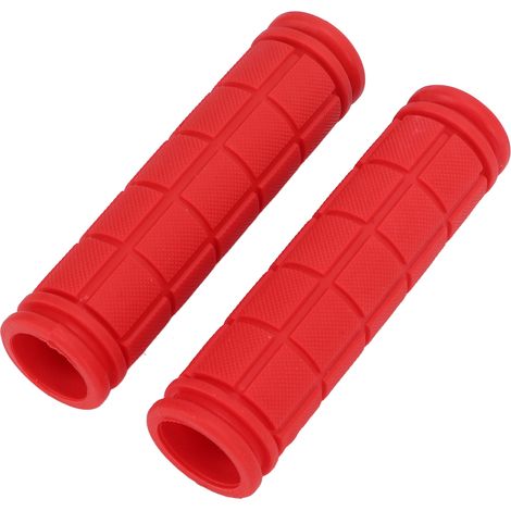 1 Paire de Poignées Vélo Ergonomiques en Caoutchouc Souple pour VTT, Route et Ville, Antidérapantes et Confortables (1/5)