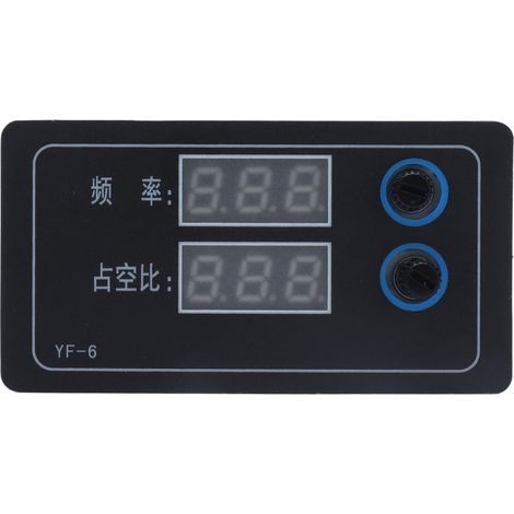Générateur de signaux à rapport cyclique, générateur de fréquence d'impulsions avec affichage LED, 1 Hz à 100 kHz, 7-24 V CC (1/5)