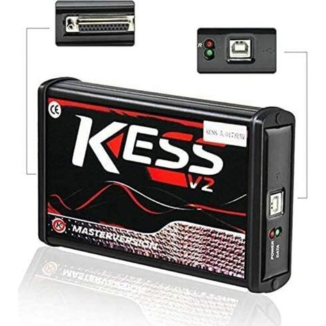 Enlenk – Outil de diagnostic ECU Kess V2 V5.017 OBD2 – Programmation ECU sans démontage – Compatible avec plusieurs marques de voitures – Diagnostic avancé