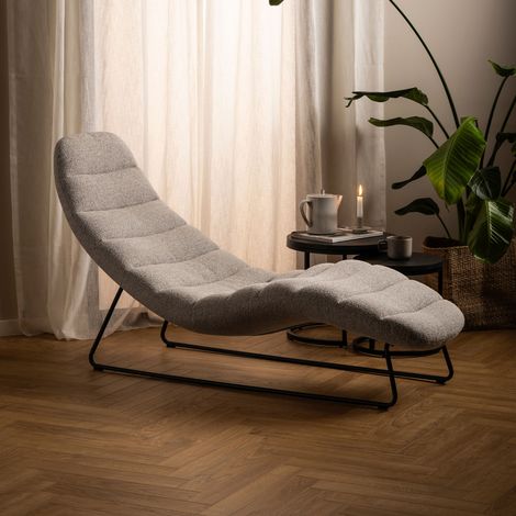 Chaplin daybed bouclé beige. (1/5)