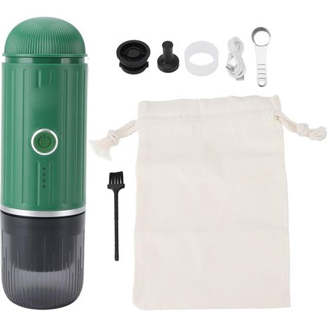 Expresso manuel de voyage, vert, pour camping, bureau et maison (1/5)