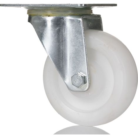 Roulettes industrielles Pivotante RS PRO, Diam 75mm, 75kg ( Prix pour 1 ) (1/2)
