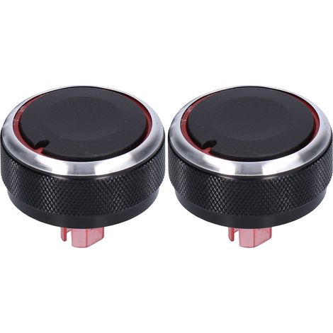 Jeffergarden 2 pièces de remplacement en alliage d'aluminium de bouton de climatisation pour Kia RIO K2 KX ROCSS 20172019 (1/5)