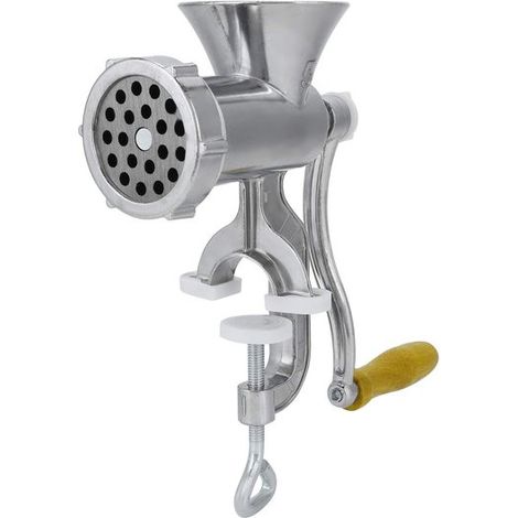 Store8 - Tritacarne manuale - Tritacarne e insaccatrice - Alluminio - Tubo per insaccare - Per preparare salsicce fresche - Comodo per l'uso domestico (1/5)