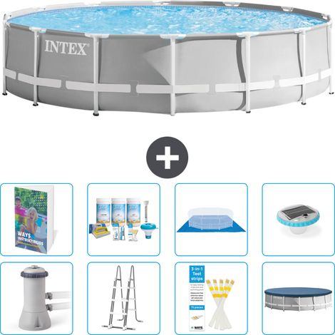 Intex Piscina Prism Frame Rotonda - 427x107 cm - 9-pezzi  S576