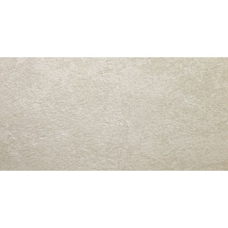 Carrelage effet Pierre Quartzite Gris Crème 150x75x0,9 cm Mat Teravio - Sol et mur intérieur (vendu par carton de 2,25 m²) - RO'MA CARRELAGE