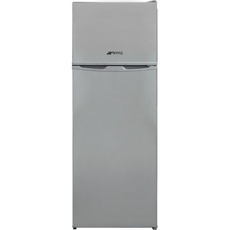Smeg – Réfrigérateur-congélateur 212 L FD14ES – Pose libre – Classe E – 41 dB – Capacité de congélation 2,6 kg/24h – Argent