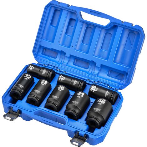 Draper 20208 Draper HI-TORQ Metric Deep Impact Socket Set, 3/4"" Sq. Dr. (8 Piece) (1/2)