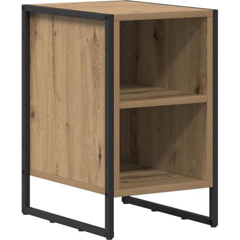 Bedside Table Artisian Oak 39.5 x 30 x 50 cm Engineered Wood vidaXL