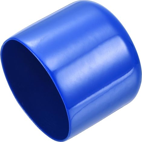 4Pcs Embouts en Caoutchouc 50mm de Diamètre Intérieur Capuchon Rond en Vinyle pour Vis, Protection de Pieds de Meuble, Tube, Bleu (1/4)