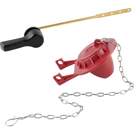 Toilet Flush Lever Compatible avec Poignée, Noir (1/5)