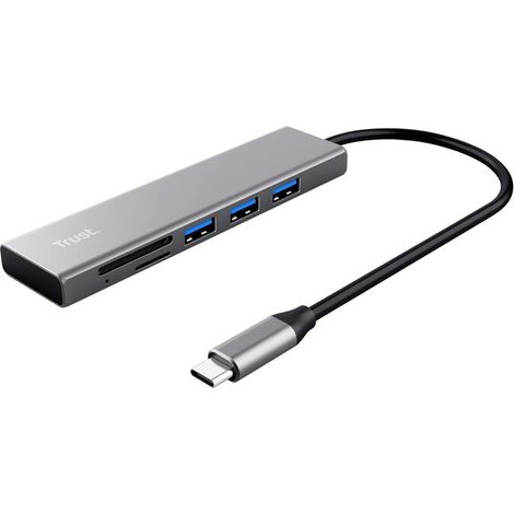 Trust Halyx USB 3.2 Gen 1 (3.1 Gen 1) Type-C 104 Mbit/s Aluminio (1/4)