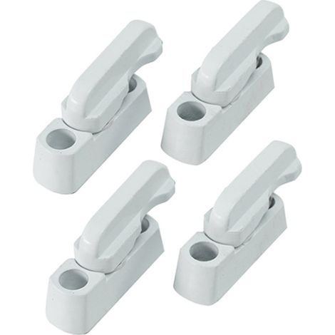Sash Jammer - Zinc Alloy Window Lock - 180° Rotatable for Inward Outward Opening Windows and Doors - 4 pcs (1/5)
