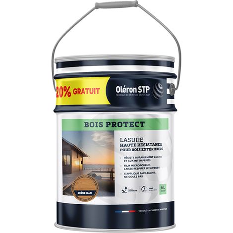 Technima Oléron Lasure Holzschutz Hell Eiche 5l+20% Gratis - Technima