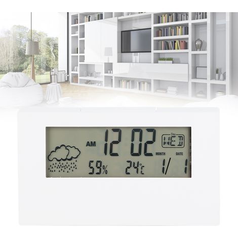 Hochpräzises, wandmontiertes elektronisches Hygrometer und Thermometer für den Heimgebrauch, ideal für Babyzimmer. (1/5)