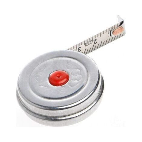 Retractable Stainless Steel Tape Measure for Office, 2m, Mini Metric, Premium Quality Metric (1/3)