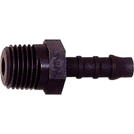 Riegler Gerader Einschraubstutzen, R 1/4 a., für Schlauch LW 10 mm, PA 6 (1/2)