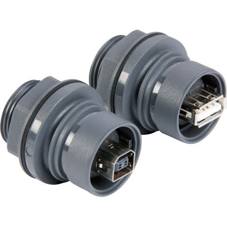 USB-Einbaubuchse  PXP6042/A Vorderseite Typ A, Rückseite Typ B PXP6042/A Bulgin Inhalt: 1 St.