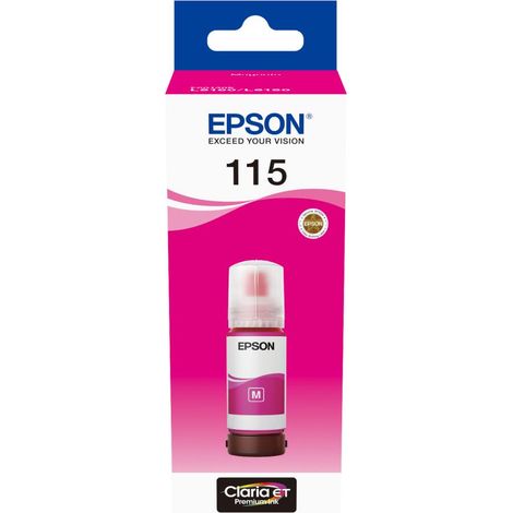 Epson 115 EcoTank Cartouche d'encre 1 pièce(s) Original Magenta (C13T07D34A)