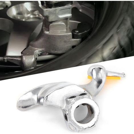 Tête de démontage pneu acier inoxydable 28mm avec patins de protection pour machine à pneus (1/5)