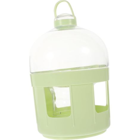 Distributeur Eau Automatique pour Oiseaux Abreuvoir Capacité Mangeoire Pratique pour Pigeons et Autres Oiseaux Facile à Nettoyer Entretenir (1/5)