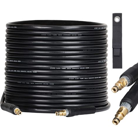 6M Tuyau Flexible Nettoyeur Haute Pression pour Série K K2 K3 K4 K5 K6 K7, 180Bar Tuyau de Remplacement avec Connecteur Rapide, Haute Pression Accessoires (1/5)