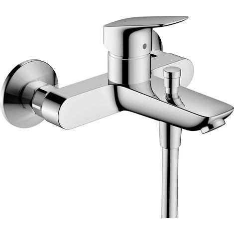 Hansgrohe – Mitigeur bain/douche Logis C2 – Cartouche céramique 2 vitesses – Débit 22 l/min – Montage mural – 71401000
