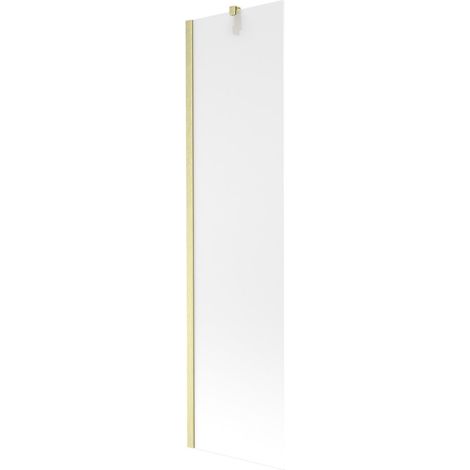 Mexen Next Badewannenabtrennung 1-flügelig 50 x 150 cm, matt, gebürstetes Gold - 895-050-000-00-30-55 (1/5)